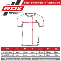 Рашгард з коротким рукавом RDX T15 Black M Рашгард з коротким рукавом RDX T15 Black M