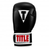 Боксерські рукавиці TITLE Classic Pro Style 3.0 Black/White 14 oz