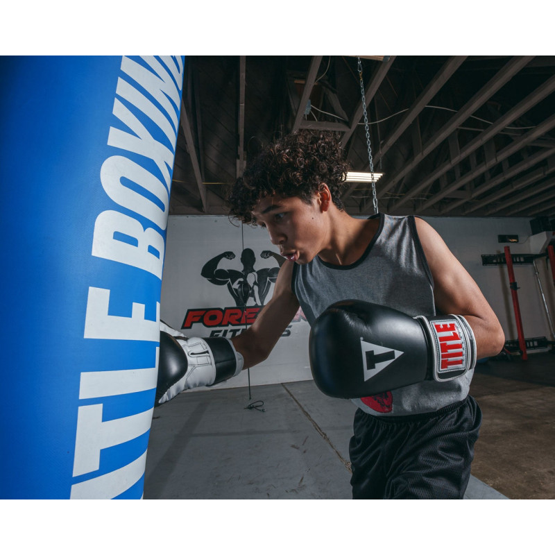 Боксерські рукавиці TITLE Classic Pro Style 3.0 Black/White 14 oz 