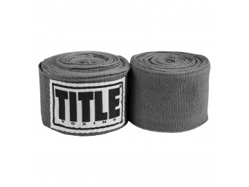 Бинти для боксу TITLE Boxing Select 180" Semi Elastic Mexican Grey (4.5м.)