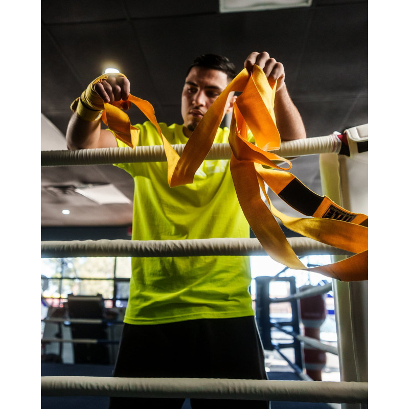 Бинти для боксу TITLE Boxing Select 180" Semi Elastic Mexican Gold (4.5м.)