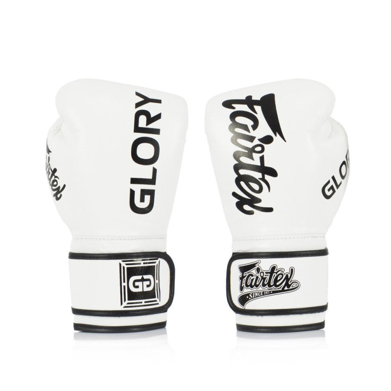 Боксерські рукавиці Fairtex BGVG1 White 10 унцій (бинти в комплекті)