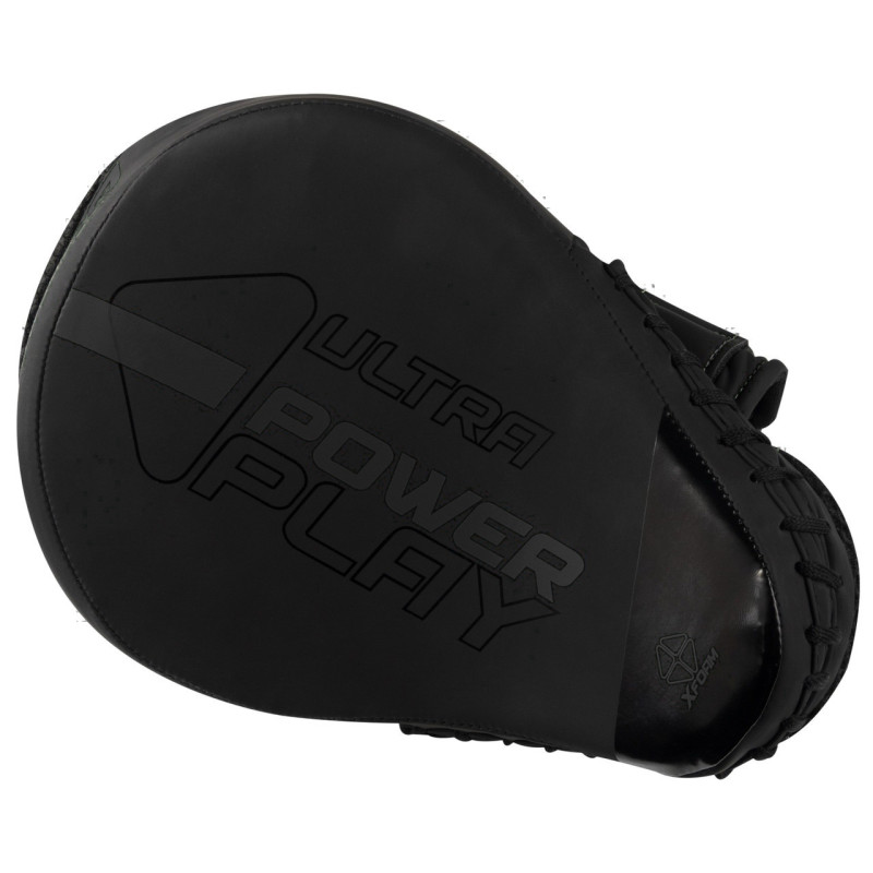 Лапи боксерські PowerPlay 3044 Pro Carbon Ultra Series Чорні PU [пара]