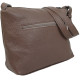 Жіноча шкіряна наплічна сумка Borsacomoda капучино