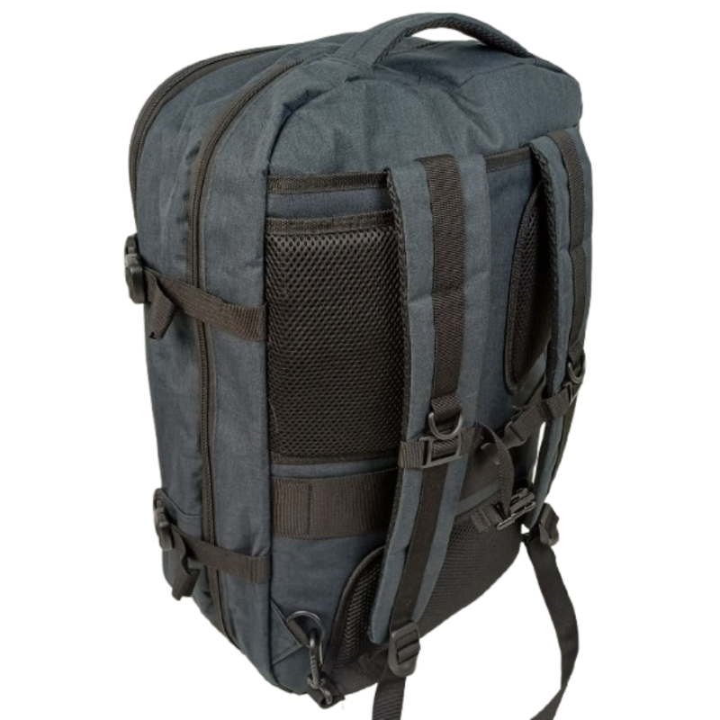 Великий дорожній рюкзак - сумка для подорожей 40L Live in style темно-сірий