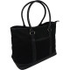 Коттонова дорожня сумка 40L Live in style Weekender чорна 55х35х24 см