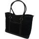 Коттонова дорожня сумка 40L Live in style Weekender чорна 55х35х24 см
