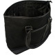 Коттонова дорожня сумка 40L Live in style Weekender чорна 55х35х24 см