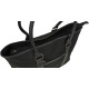 Коттонова дорожня сумка 40L Live in style Weekender чорна 55х35х24 см