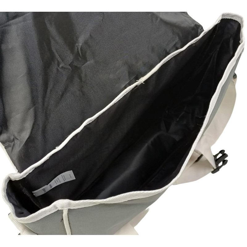 Багажна велосумка з дощовиком - наплічна сумка 2 в 1, 20L Bikemate сіра