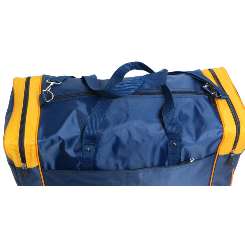 Дорожная сумка средний размер 38L Wallaby синяя с желтым 340-2