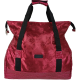 Дорожная сумка, саквояж 25L Wallaby бордовая геометрия