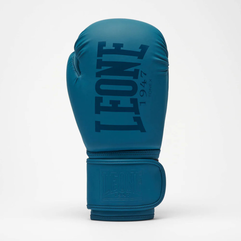 Боксерські рукавиці Leone GN058 TONE X Teal, 12 унцій, Натуральна шкіра, Синій