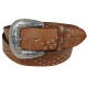 Дизайнерский женский кожаный ремень Vanzetti коричневый RMT150