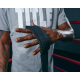 Бинти для боксу TITLE Boxing Semi Elastic 210" Extra Long Black Reg