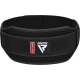 Пояс для важкої атлетики RDX RX5 Double Belt неопреновий Black XL