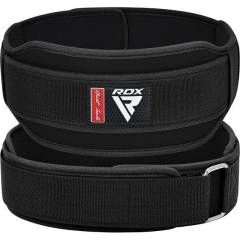 Пояс для важкої атлетики RDX RX5 Double Belt неопреновий Black XL