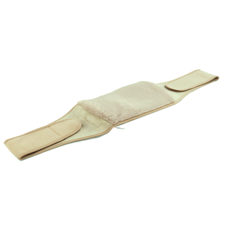Пояс-грілка з водяною грілкою HOME CREATION Premium 1,2 л, бежевий, для живота та спини