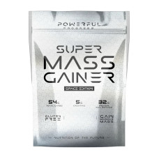 Гейнер, Super Mass Gainer, Powerful Progress, 4 кг (Чорничний чізкейк)