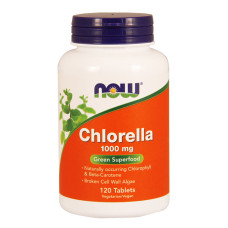 Добавка для здоровья, Chlorella 1000 mg, NOW, 120 таблеток