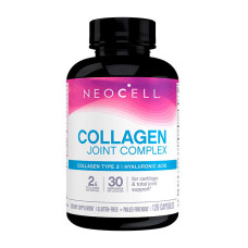 Коллаген, Joint Complet collagen type 2 hyaluronic acid, NeoCell, 120 капсул