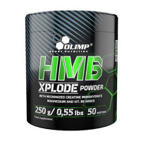 Аминокислоты, HMB Xplode Powder, OLIMP, 250 г (Апельсин)