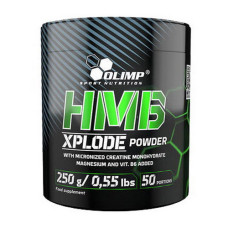 Аминокислоты, HMB Xplode Powder, OLIMP, 250 г (Апельсин)