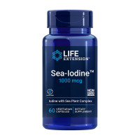 Витамины и минералы, Sea - Iodine 1000 mcg, Life Extension, 60 капсул