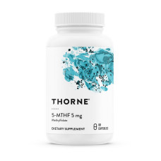 Витамины и минералы, 5-MTHF 5 mg, Thorne Research, 60 капсул