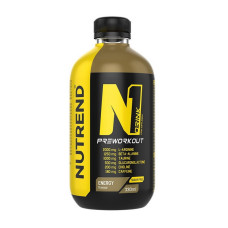 Передтренувальний комплекс, N1Drink Preworkout, Nutrend, 330 мл (Тропічні фрукти)