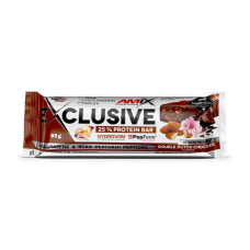 Протеиновый батончик, Exclusive Protein Bar 25%, AMIX, 85 г (Двойной голландский шоколад)