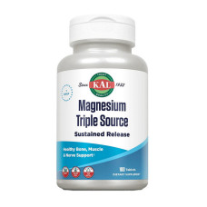 Магний, Magnesium Triple Source, KAL, 100 таблеток