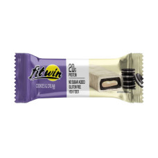 Протеиновый батончик, Fitwin Bar No Sugar Added, FitWin, 60 г (Печенье с кремом)