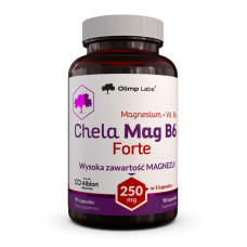 Витамины и минералы, Chela-Mag B6 Forte 250 mg, OLIMP, 90 капсул