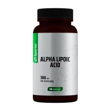 Добавка для здоровья, Alpha Lipoic Acid, Sporter, 60 капсул