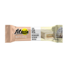 Протеиновый батончик, Fitwin Bar No Sugar Added, FitWin, 60 г (Молочно-сливочный)