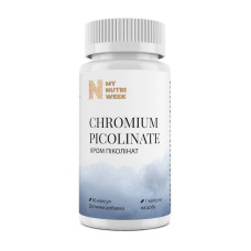 Вітаміни та мінерали, Chromium Picolinate, My Nutri Week, 60 капсул