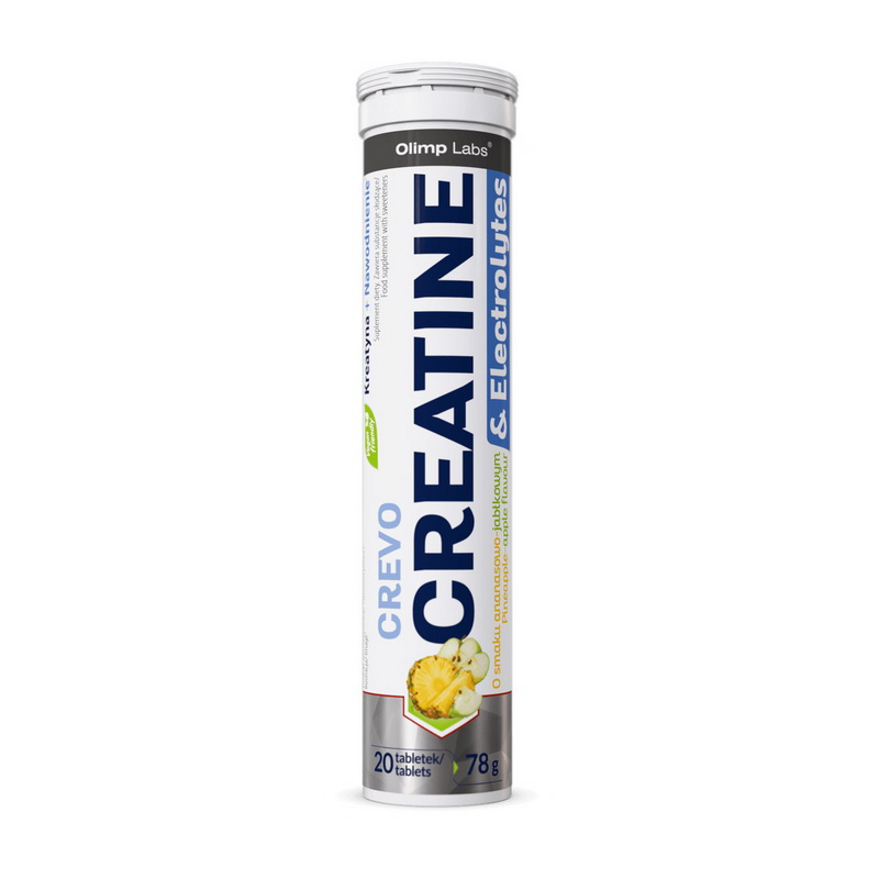 OLIMP Crevo Creatine + Electrolytes (20 tabs, pineapple apple) OLIMP Crevo Creatine + Electrolytes (20 tabs, pineapple apple)