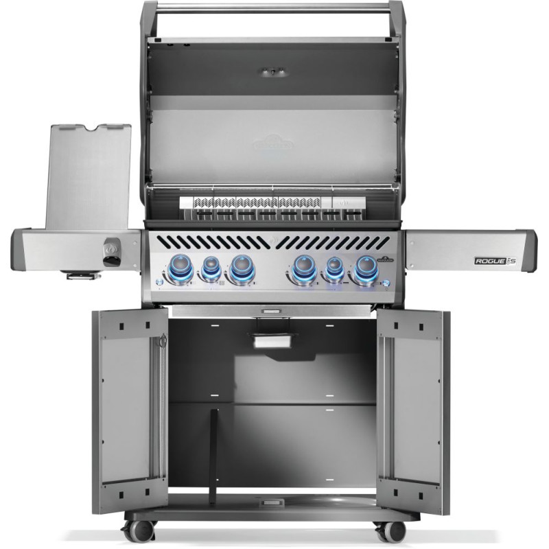 Газовий гриль Napoleon Rogue PRO-S 525 RSIB з бічним пальником Sizzle Zone і вертілем (69912) нерж сталь RPS525RSIBPSS-2-UA Код: 012822
