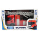 Автомодель серии "Big Truck" – ПОЖАРНАЯ МАШИНА SCANIA (свет, звук)