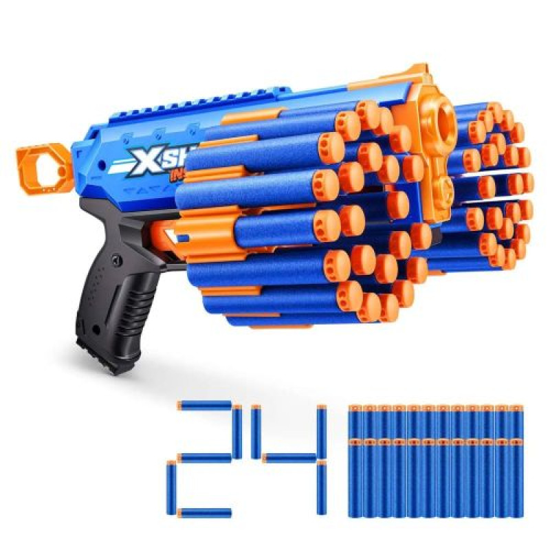 Быстрострельный бластер X-SHOT Insanity-Manic (24 патронов)