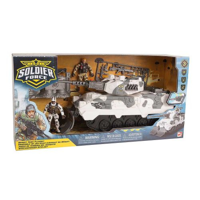 Игровой набор Солдаты DESERT TANK