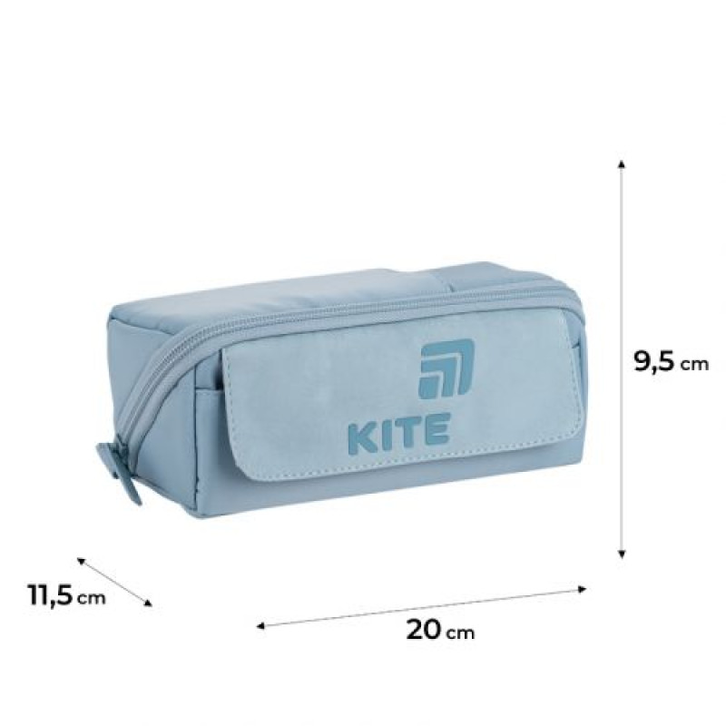 Пенал Kite 2702-2 светло-голубой