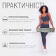 Коврик для йоги и фитнеса EasyFit TPE+TC 6 мм двухслойный серый-черный