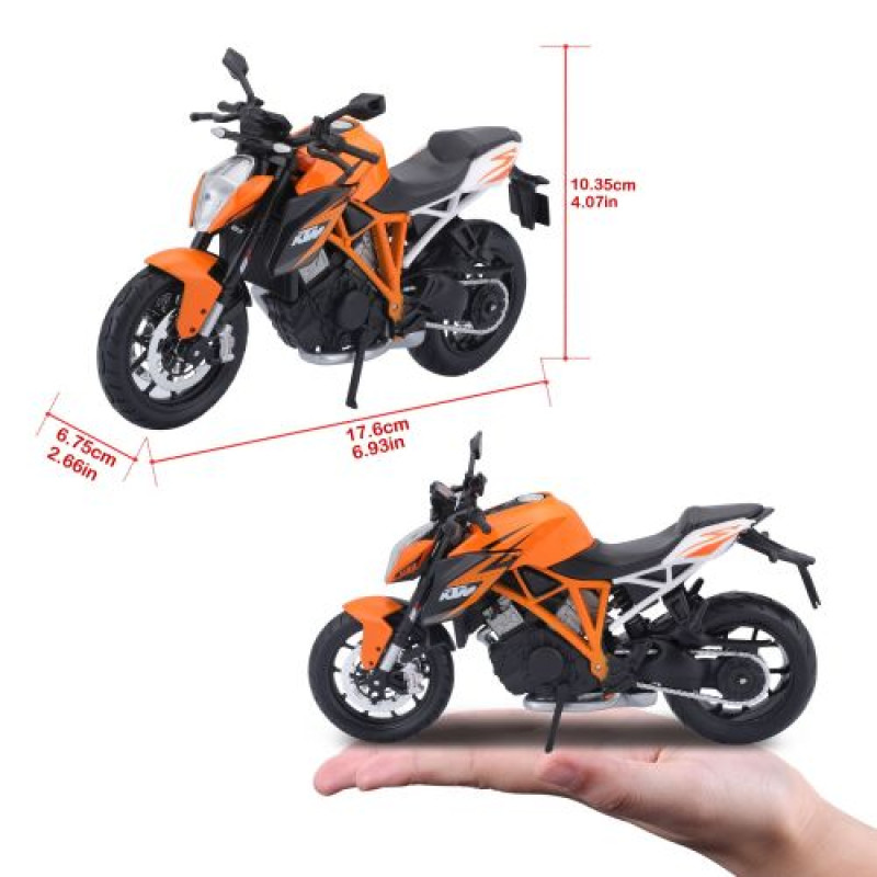 Мотоцикл іграшковий KTM Super Duke R 1290 в масштабі 1:12