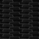 3D панель самоклеюча кладка 700х770х7мм Чорна (038) SW-00000303