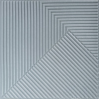 Панель стеновая 3D 500х500х5мм Бамбук Серый SW-00002878