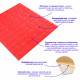 3D панель самоклеюча 700х770х7мм цегла Червона (008-7) SW-00000054
