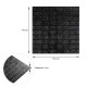 3D панель самоклеюча 700х770х3мм цегла Чорна (019-3) SW-00000584
