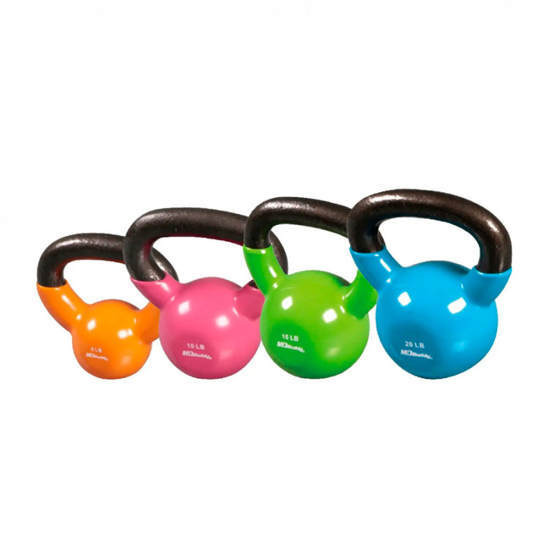 Гиря EcofitMD2201 16кг PVC+Iron